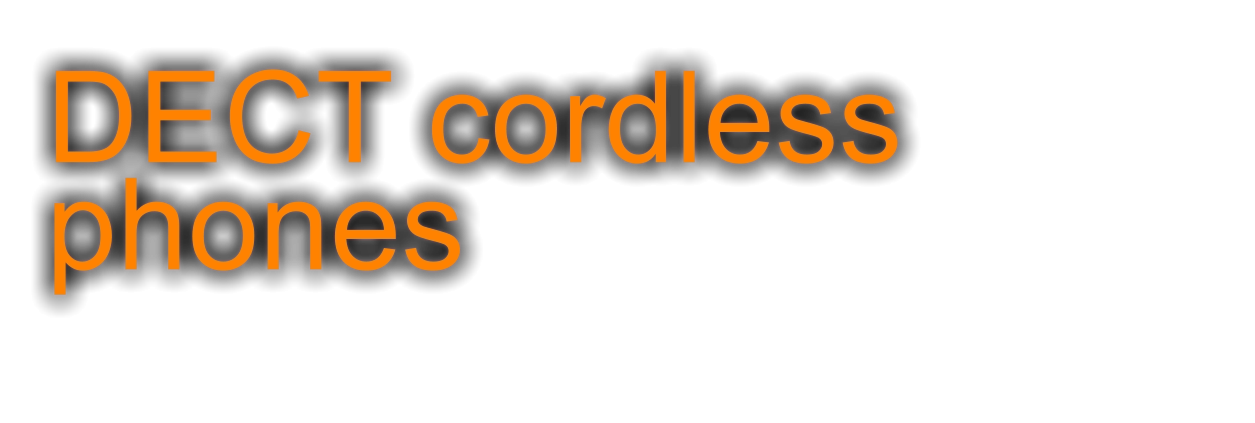 DECT cordless phones